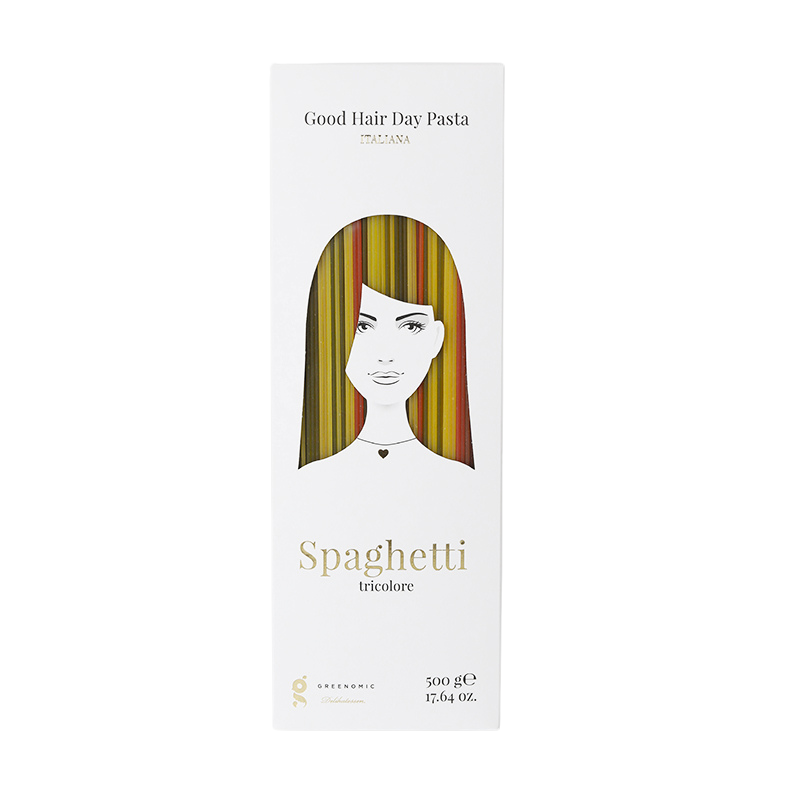Greenomic Pasta Spaghetti tricolore 500g | Good Hair Day Pasta