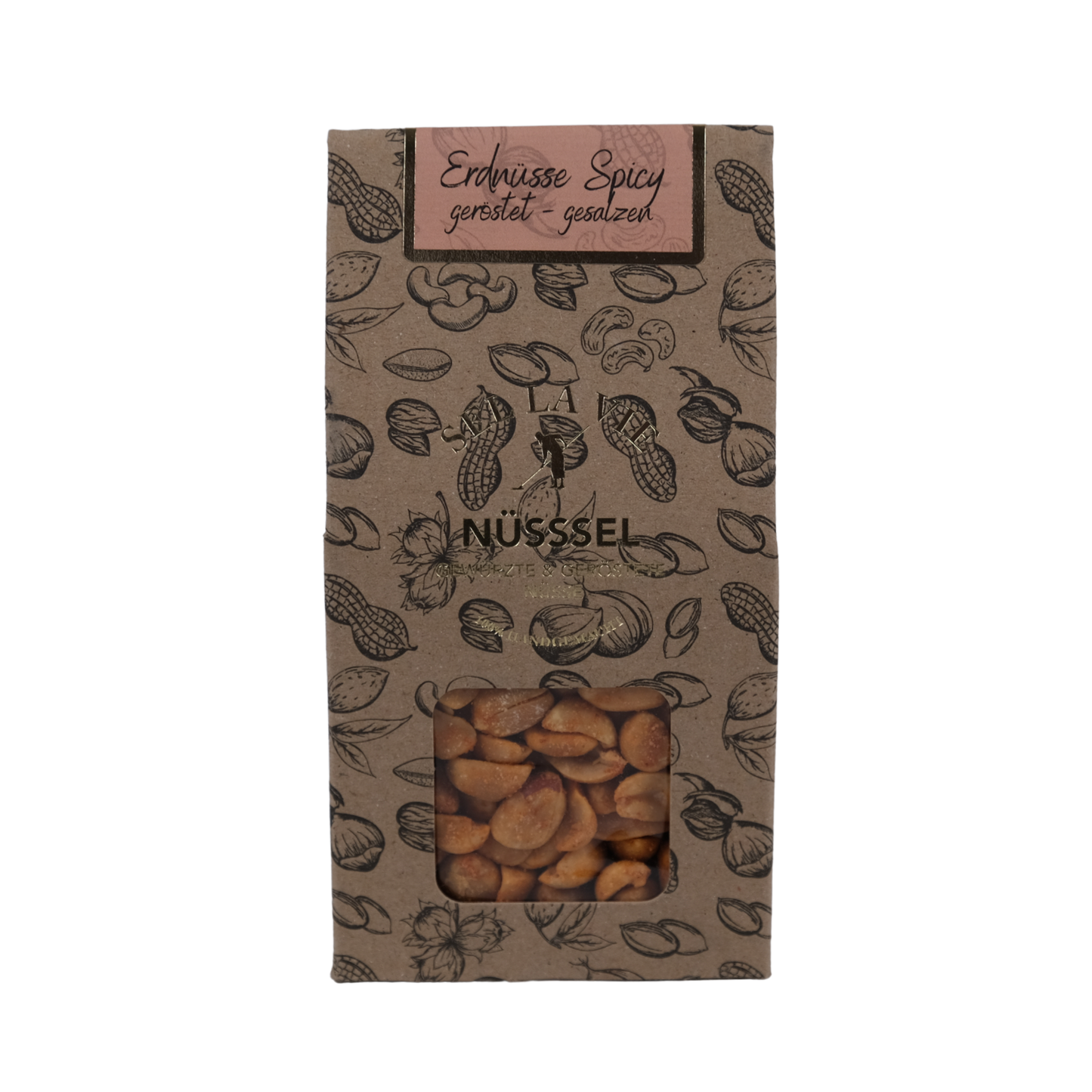 Sel la Vie Bio-Erdnüsse Spicy, geröstet & gesalzen 125g | Fleur de Sel