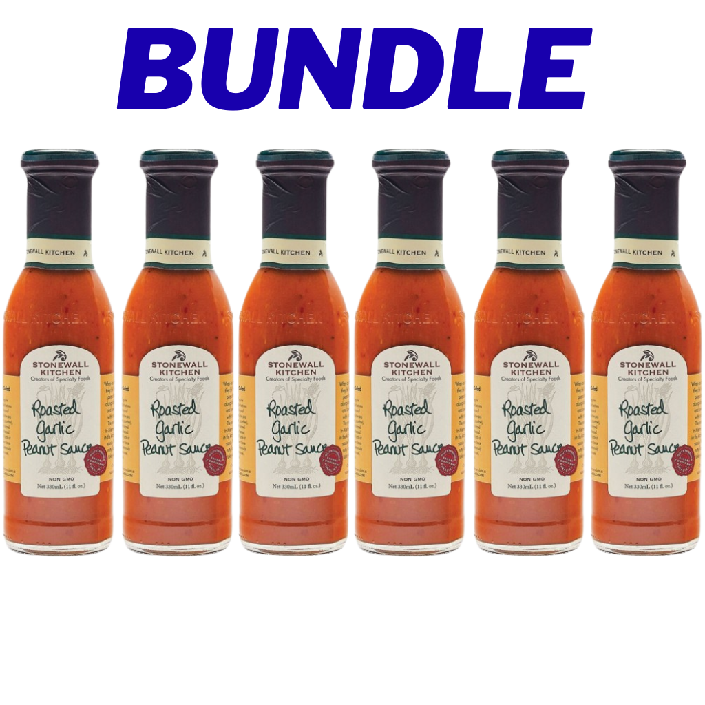 6x Roasted Garlic Peanut Sauce | Stonewall Kitchen