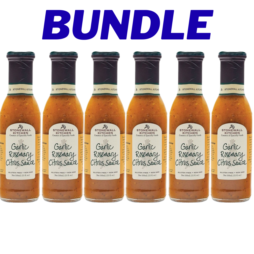 6x Garlic Rosemary Citrus Sauce Bundle | Stonewall Kitchen