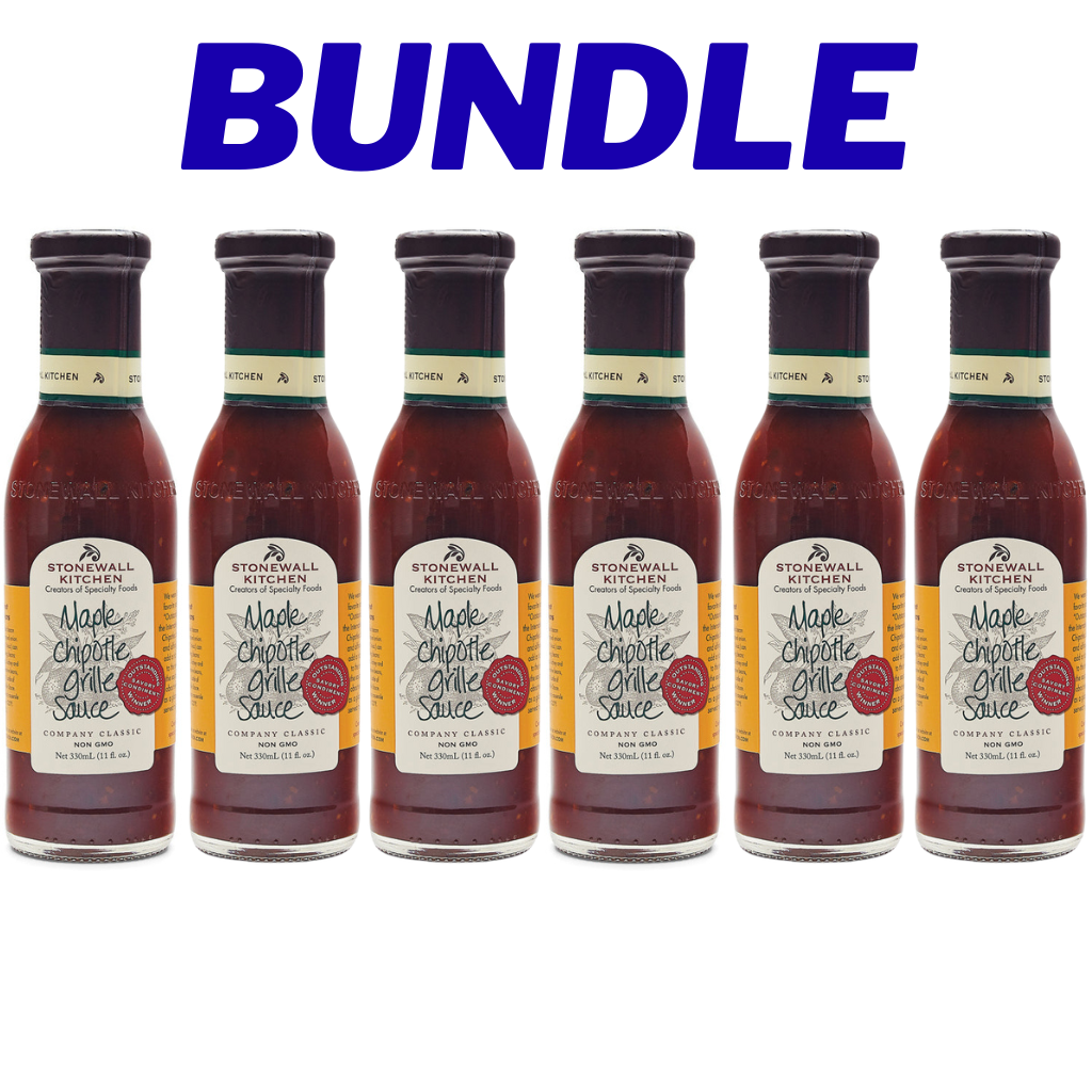 6x Ahornsirup (Maple) Chipotle Grill Sauce Bundle | Stonewall Kitchen