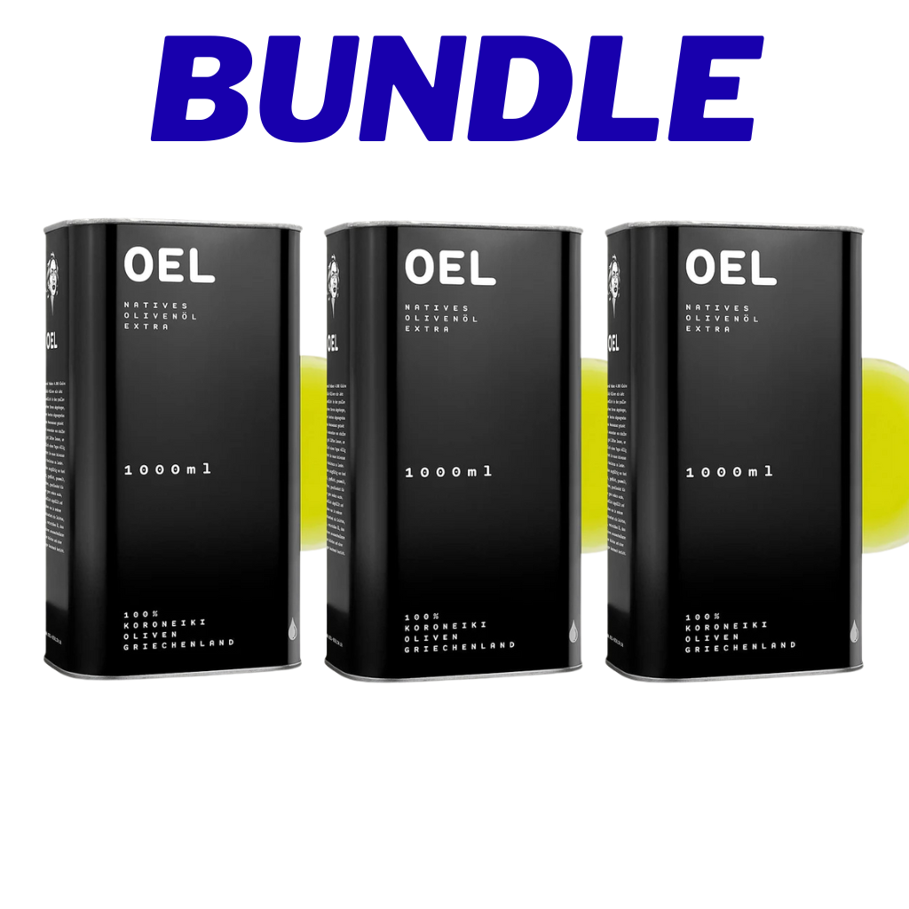 3x OEL BIO Natives Olivenöl Extra Bundle