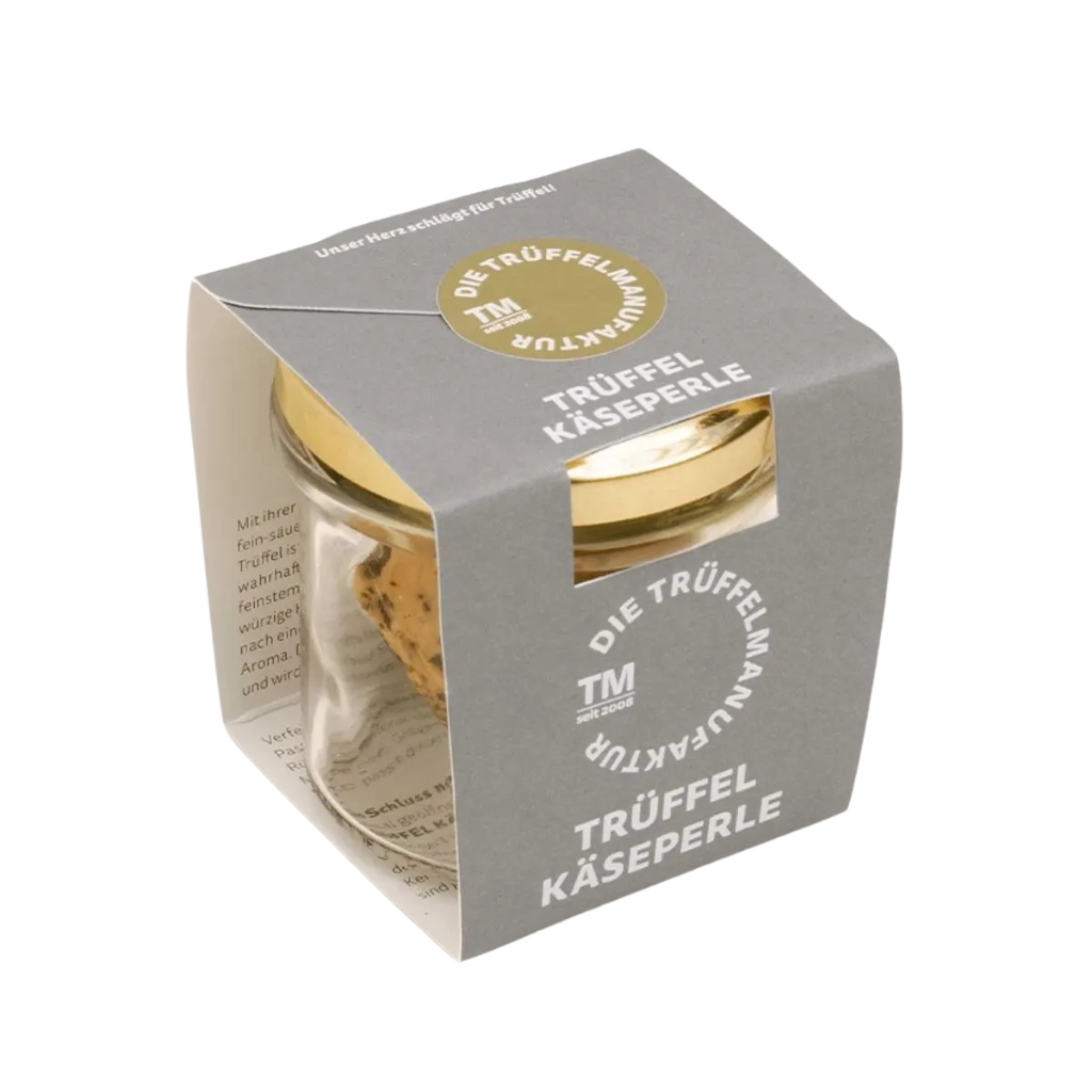 Die Trüffelmanufaktur | Trüffel Käseperle 60g | 15% Trüffelanteil