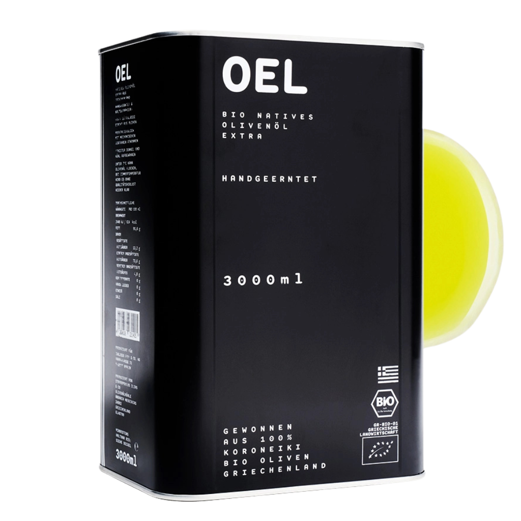 OEL Bio Natives Olivenöl Extra aus Griechenland 3 Liter