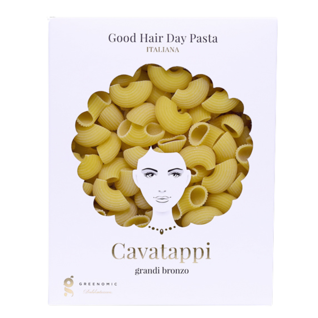 Greenomic Cavatappi grandi bronzo 450g | Good Hair Day Pasta