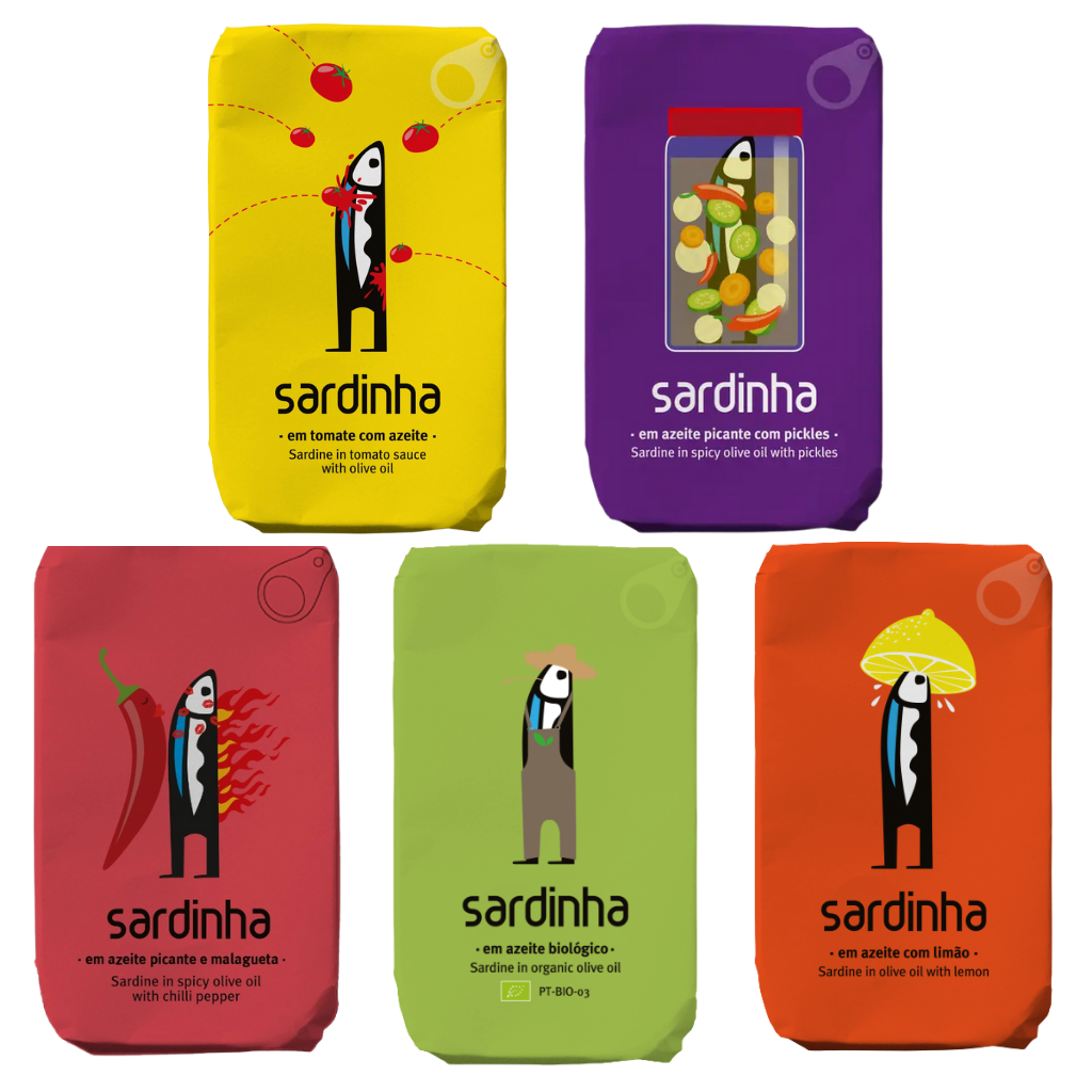 Sardinha Sardinen Probier-Paket 5 x 120g