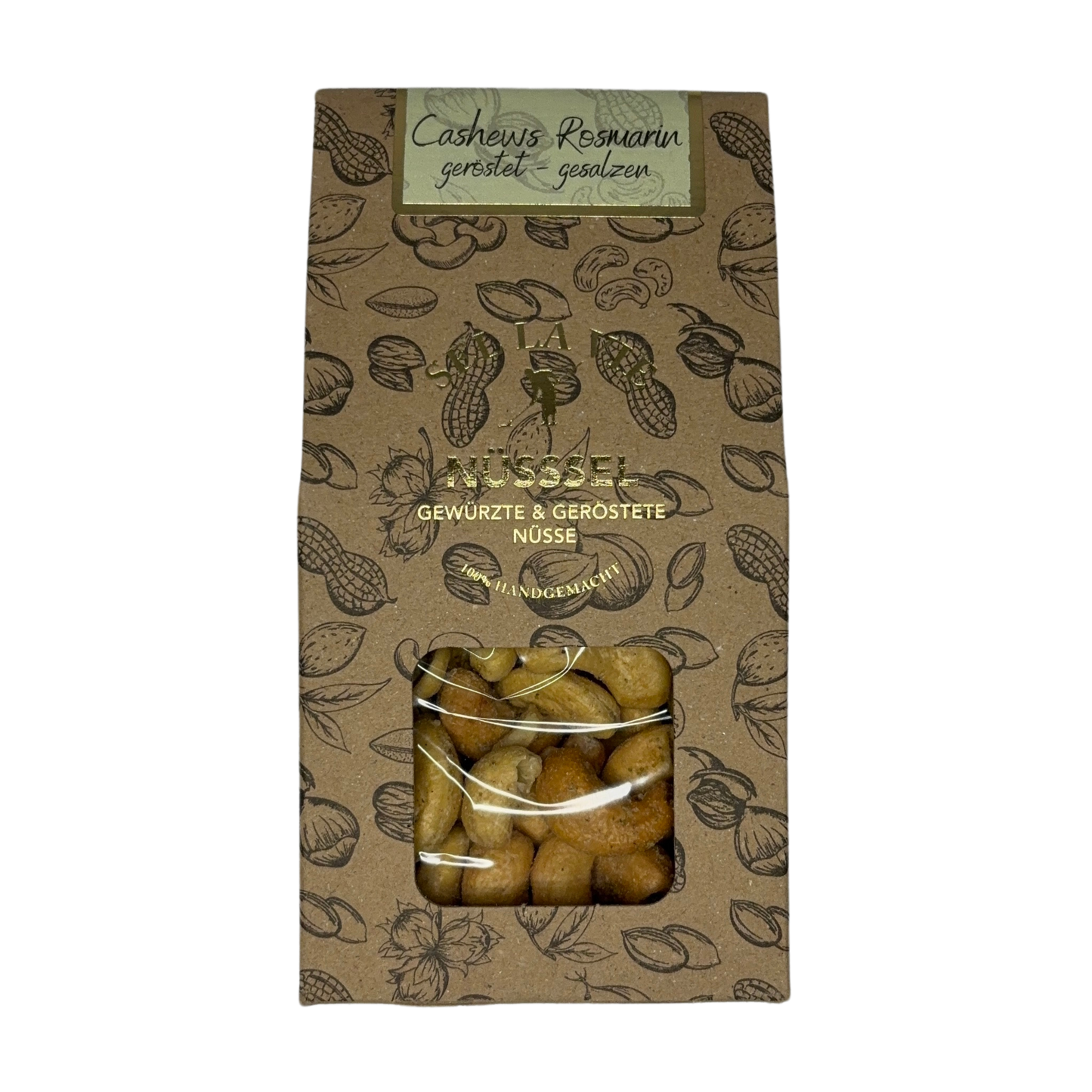 Sel la Vie Bio-Cashews Nüsse mit Rosmarin, geröstet & gesalzen 125g | Fleur de Sel