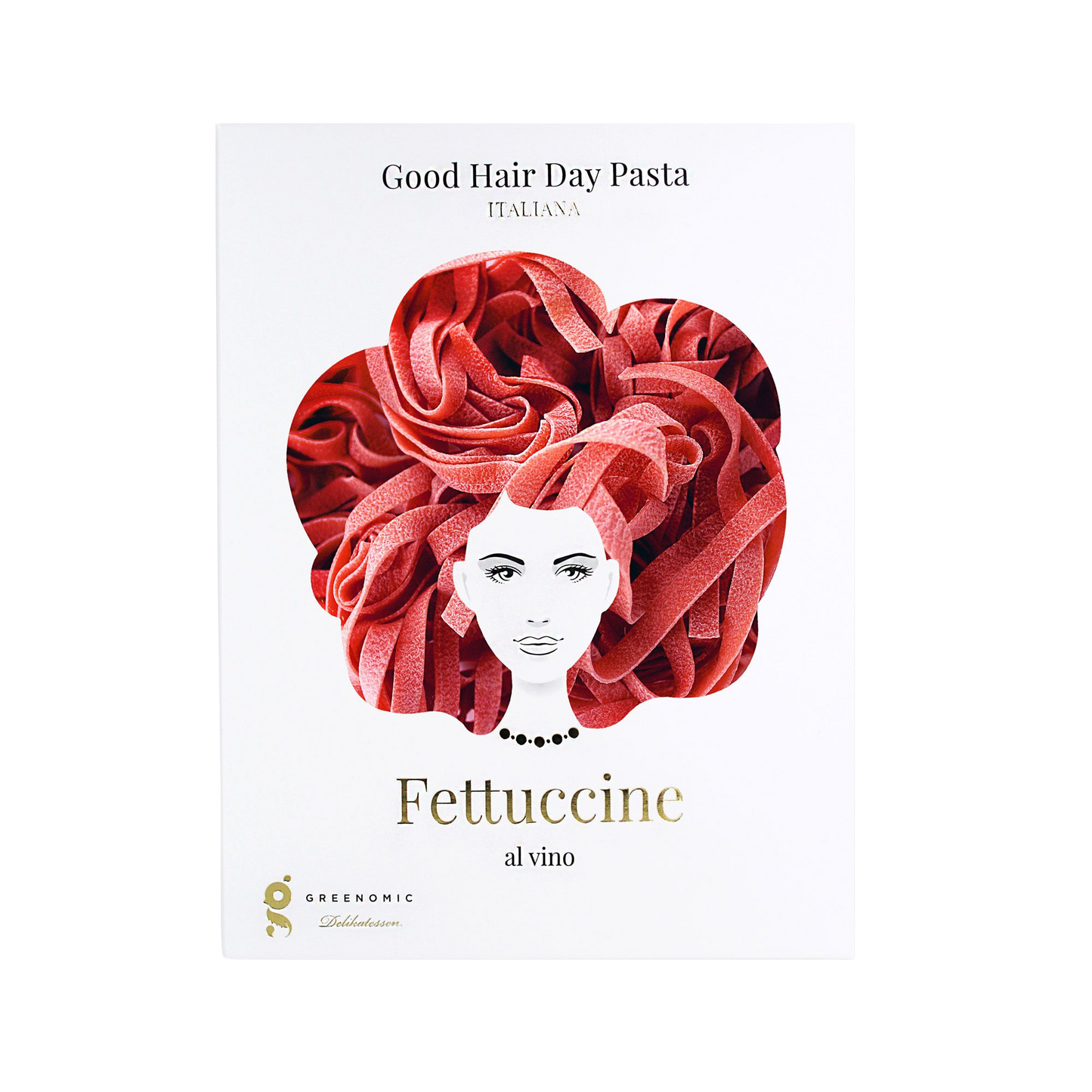 Greenomic Fettuccine al Vino 250g | Good Hair Day Pasta