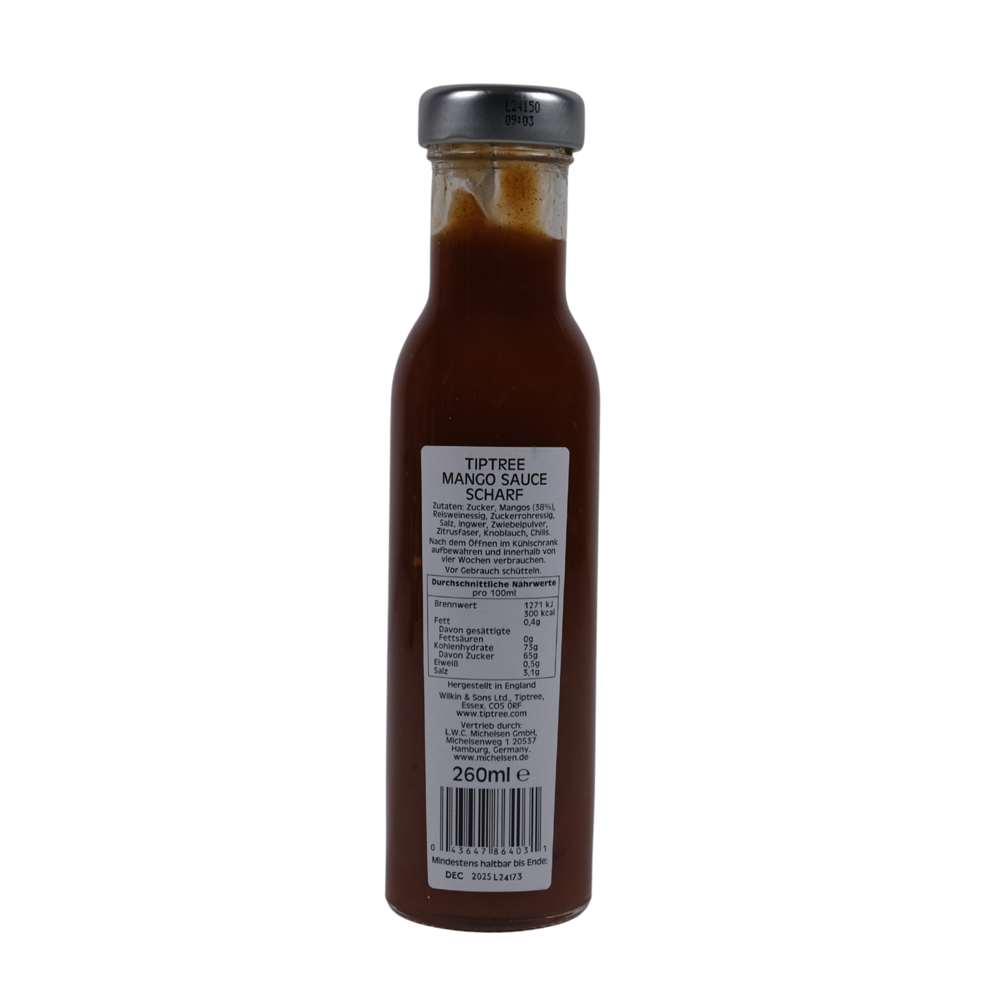 Wilkin & Sons Tiptree scharfe Mango Sauce 260ml