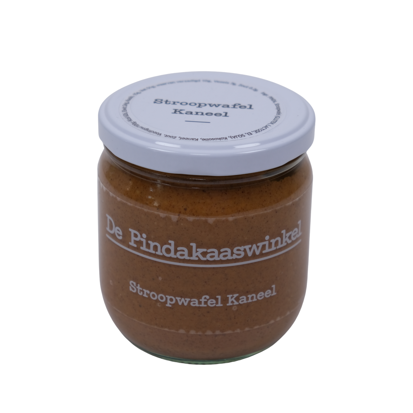 De Pindakaaswinkel Erdnussbutter Stroopwaffel-Zimt 420ml