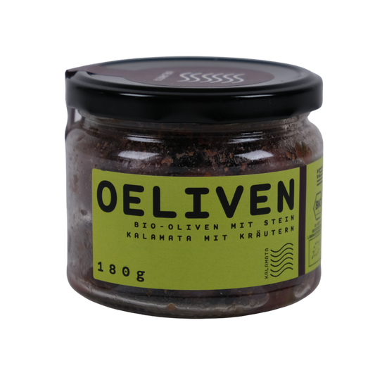 Bio Kalamata Oliven aus Griechenland 180 g