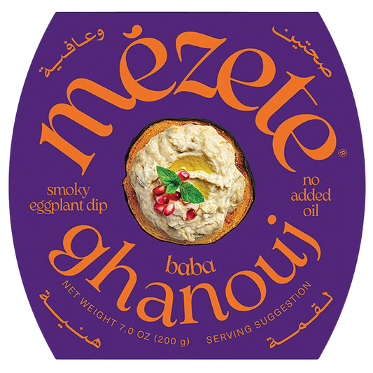 Mezete Gourmet Baba Ghanoush aus Jordanien 200g | Auberginen & Tahini Dip