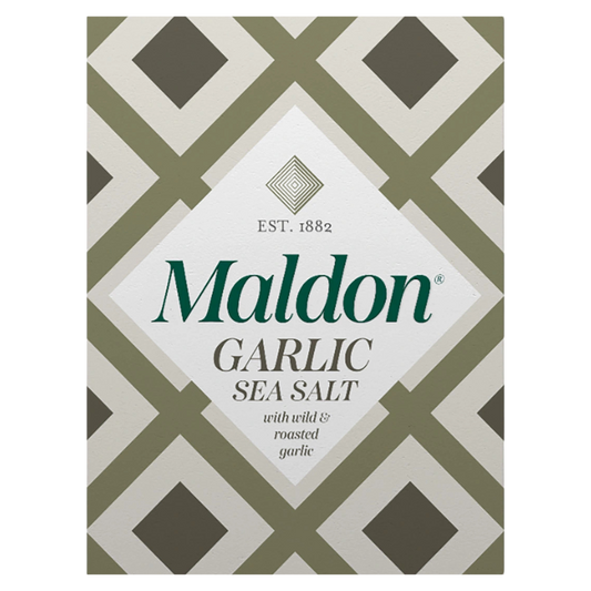 Maldon Garlic Sea Salt 100g | Knoblauch Meersalz Flocken aus England