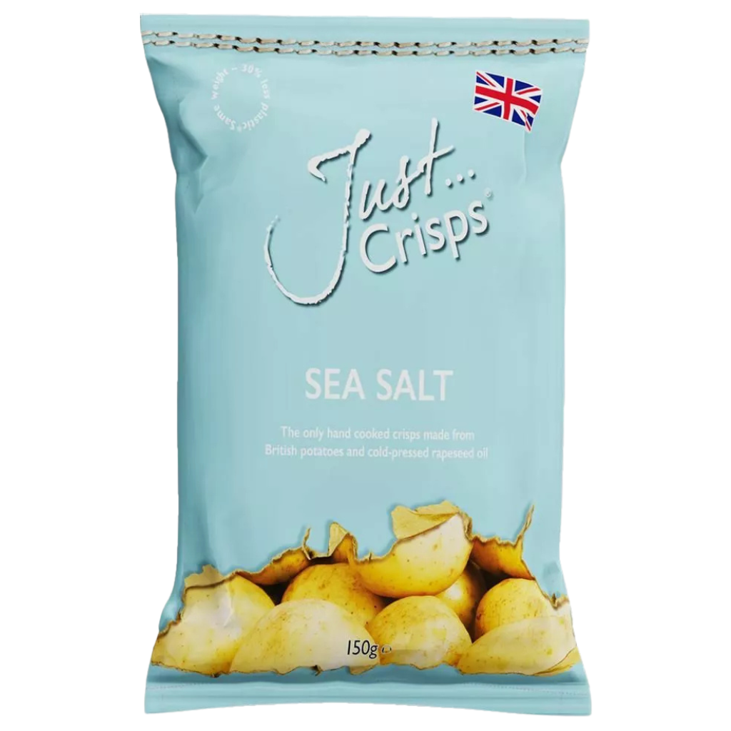 Just Crisps Meersalz Chips aus England 150g