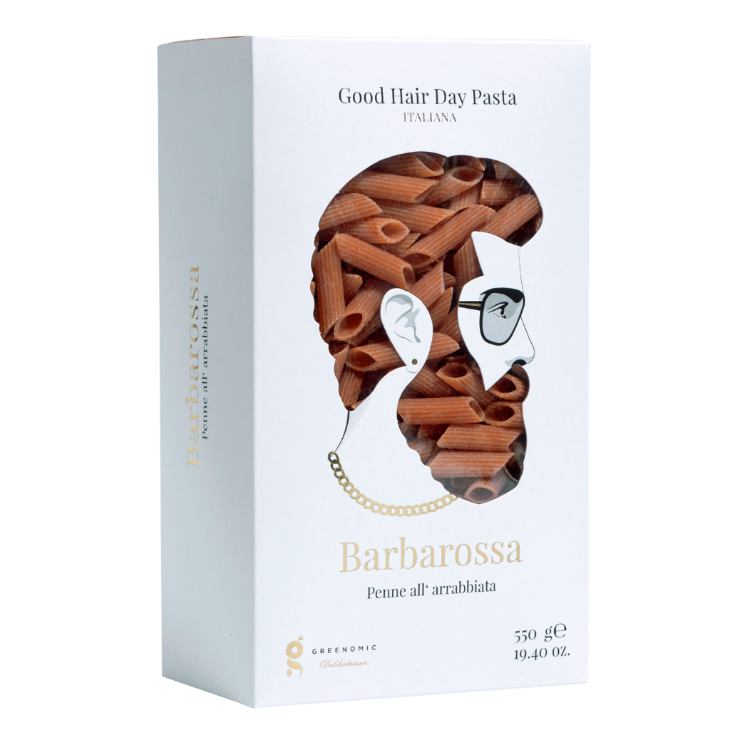 Greenomic Barbarossa Penne all´arrabbiata 550g | Good Hair Day Pasta