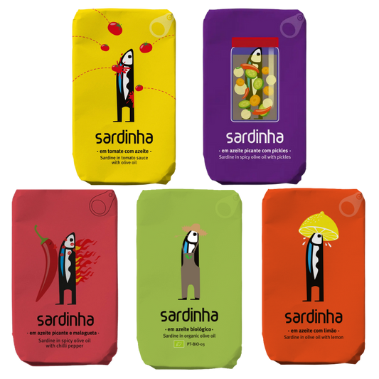 Sardinha Sardinen Probier-Paket 5 x 120g