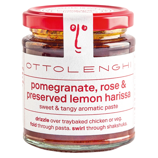 OTTOLENGHI pomegranate, rose & preserved lemon harissa 170g