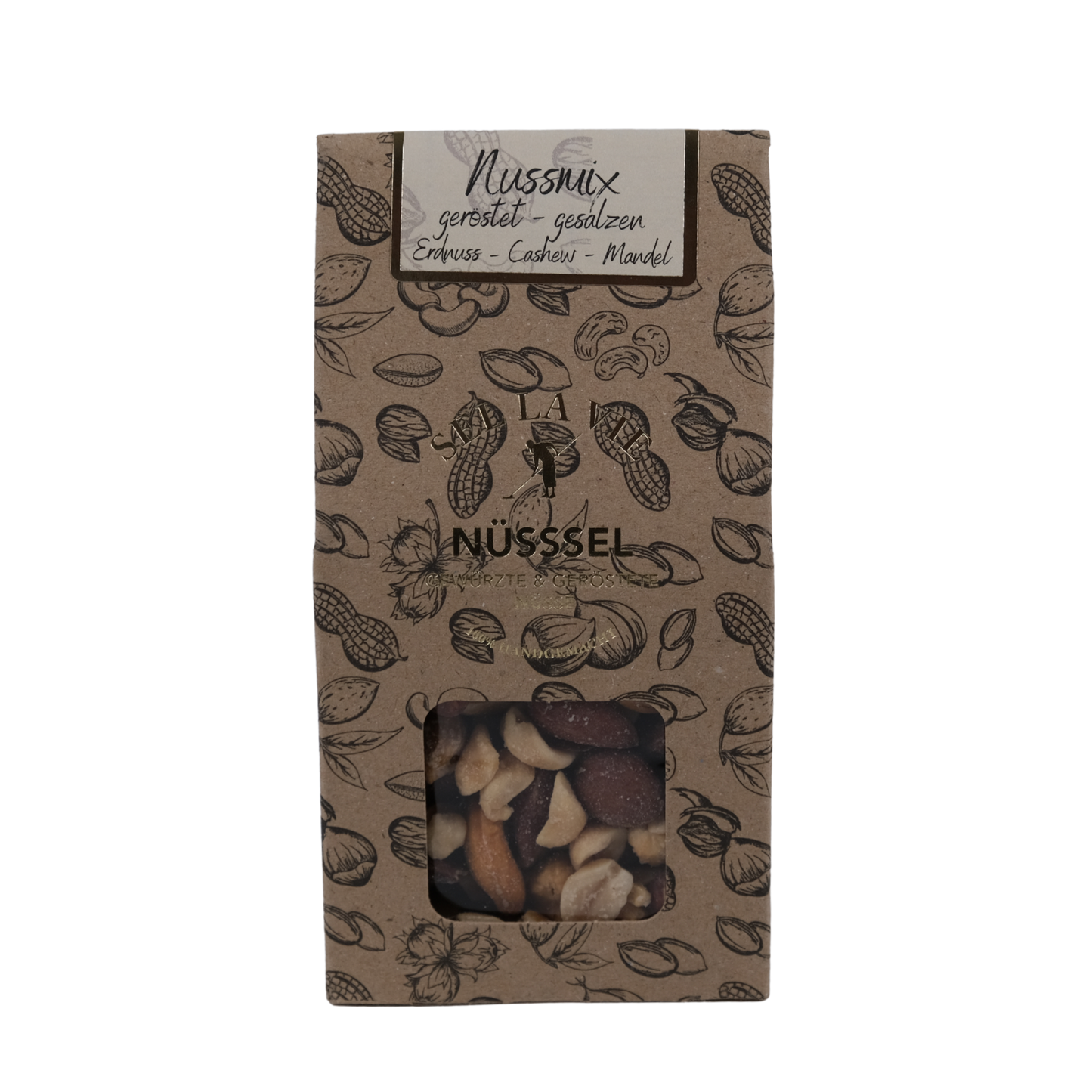 Sel la Vie Bio-NussMix (Erd/Cash/Man) geröstet & gesalzen 125g | Fleur de Sel