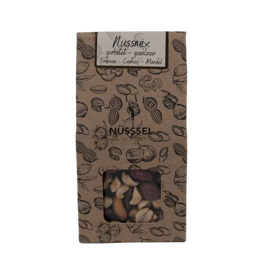 Sel la Vie Bio-NussMix (Erd/Cash/Man) geröstet & gesalzen 125g | Fleur de Sel