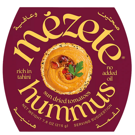 Mezete Gourmet Hummus sonnengetrocknete Tomaten aus Jordanien 215g