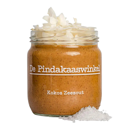 De Pindakaaswinkel Erdnussbutter Kokos Meersalz 420ml